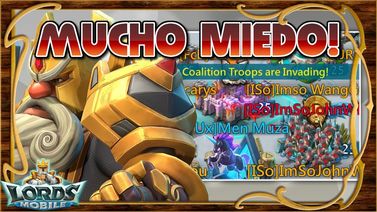 🔥 Cuando un castillo de 500M produce miedo! Rally trap en acción! - Lords Mobile ES
