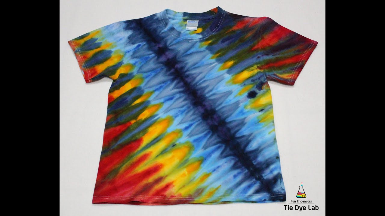 Diagonal Tie Dye Shirt [Incline Ice Dyed]