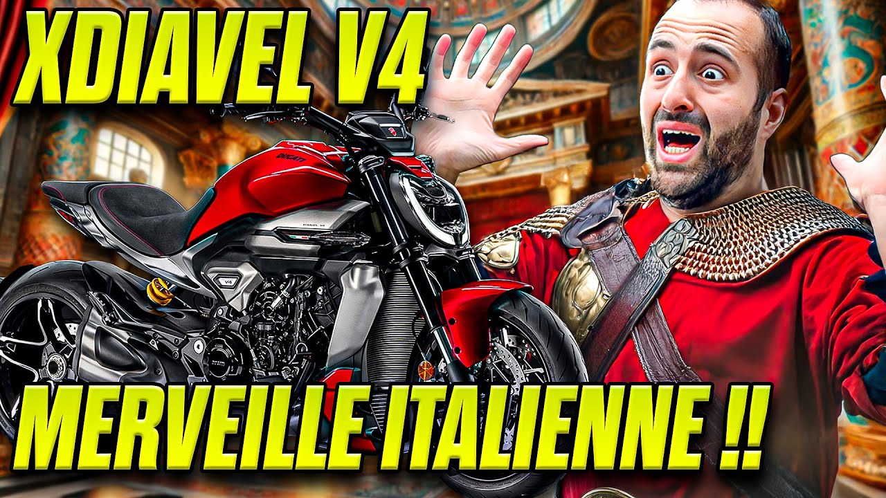 TOUS les détails de la nouvelle Ducati XDiavel V4 annoncée à Lyon!