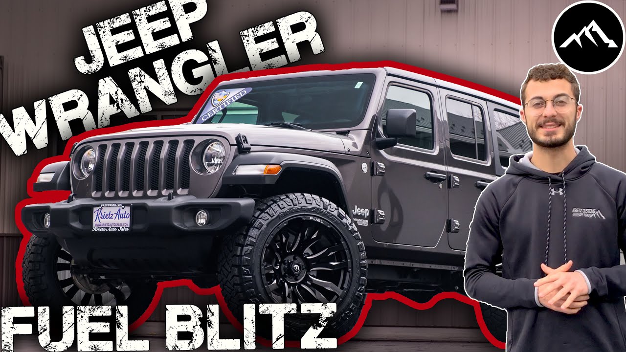 Lifted 2019 Jeep Wrangler w/Fuel Blitz Wheels & Nitto Tires!│ Krietz Customs
