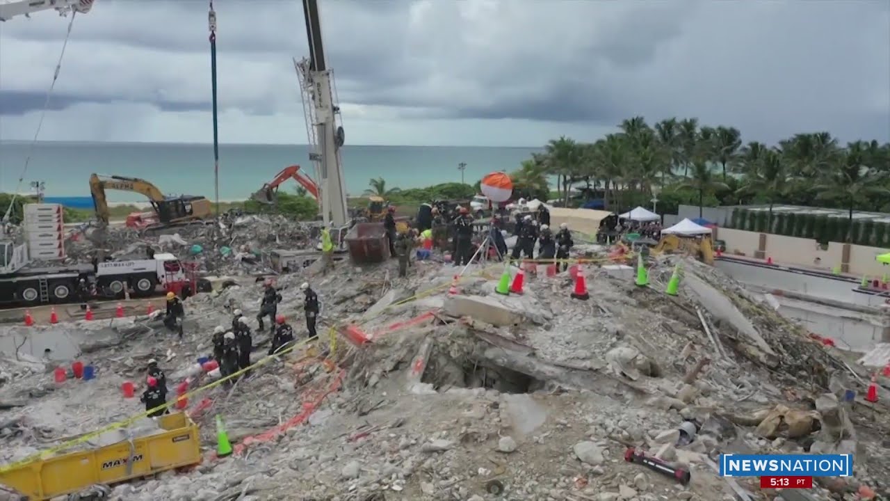 Florida building collapse: Death toll rises to 22 as hurricane complicates search