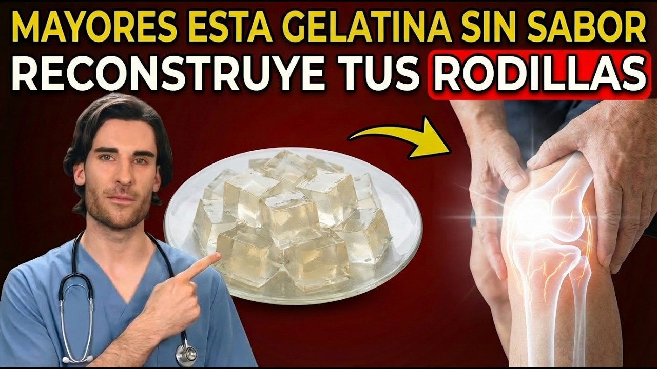 Tu Rodilla puede Regenerarse con Esto | La Verdad sobre la Gelatina Sin Sabor