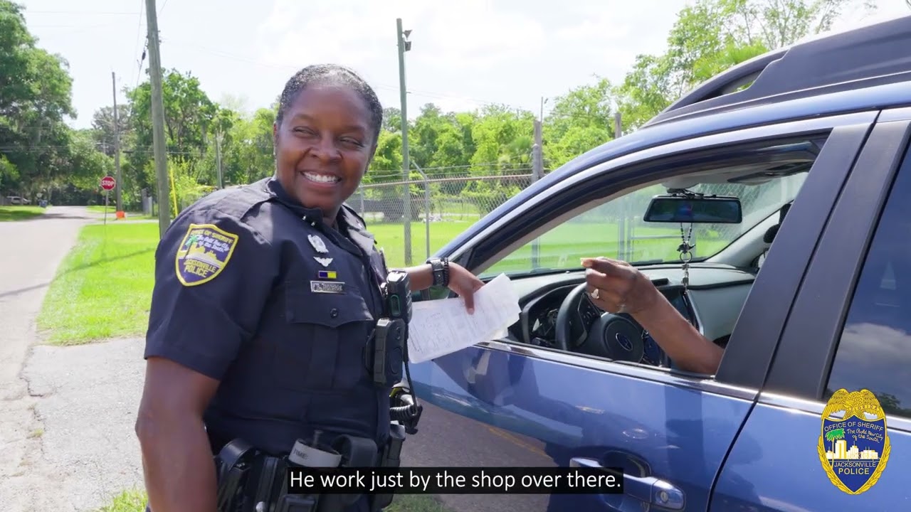 Officer Pulls Woman Over on Her Birthday