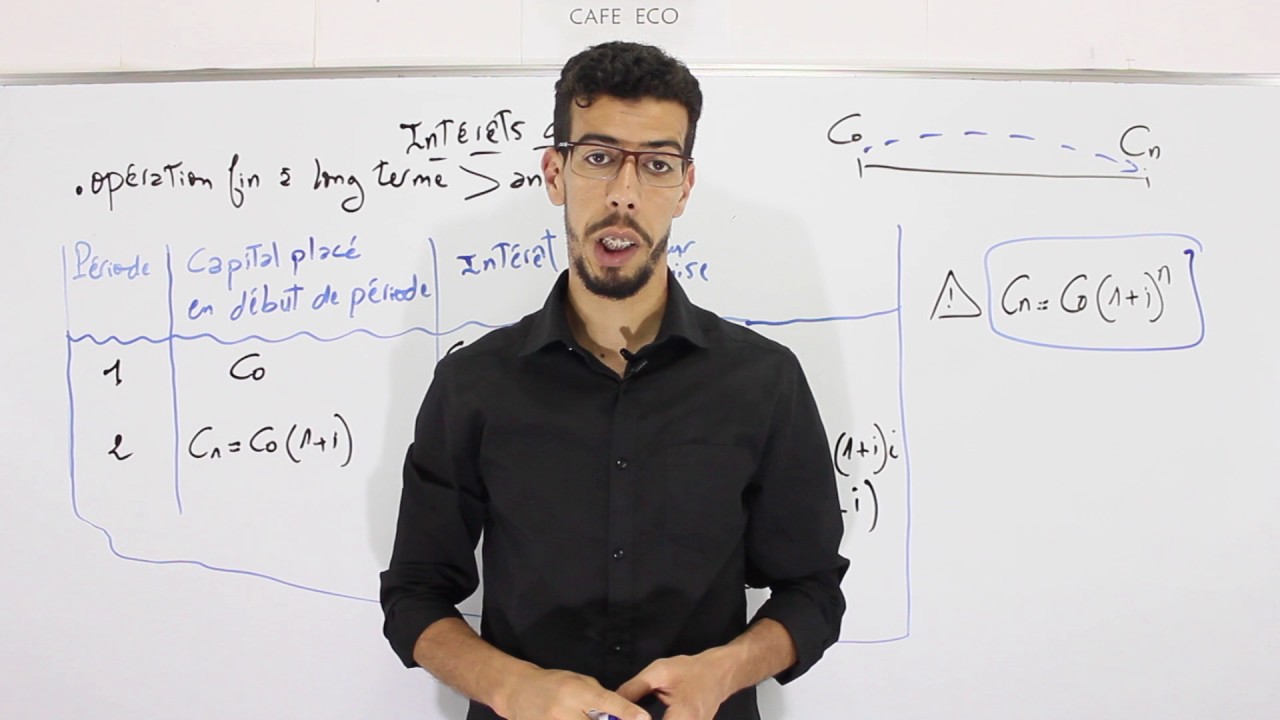 CAFE ECO : Mathématiques Financières S2 #EP08 Intérêts Composés Darija