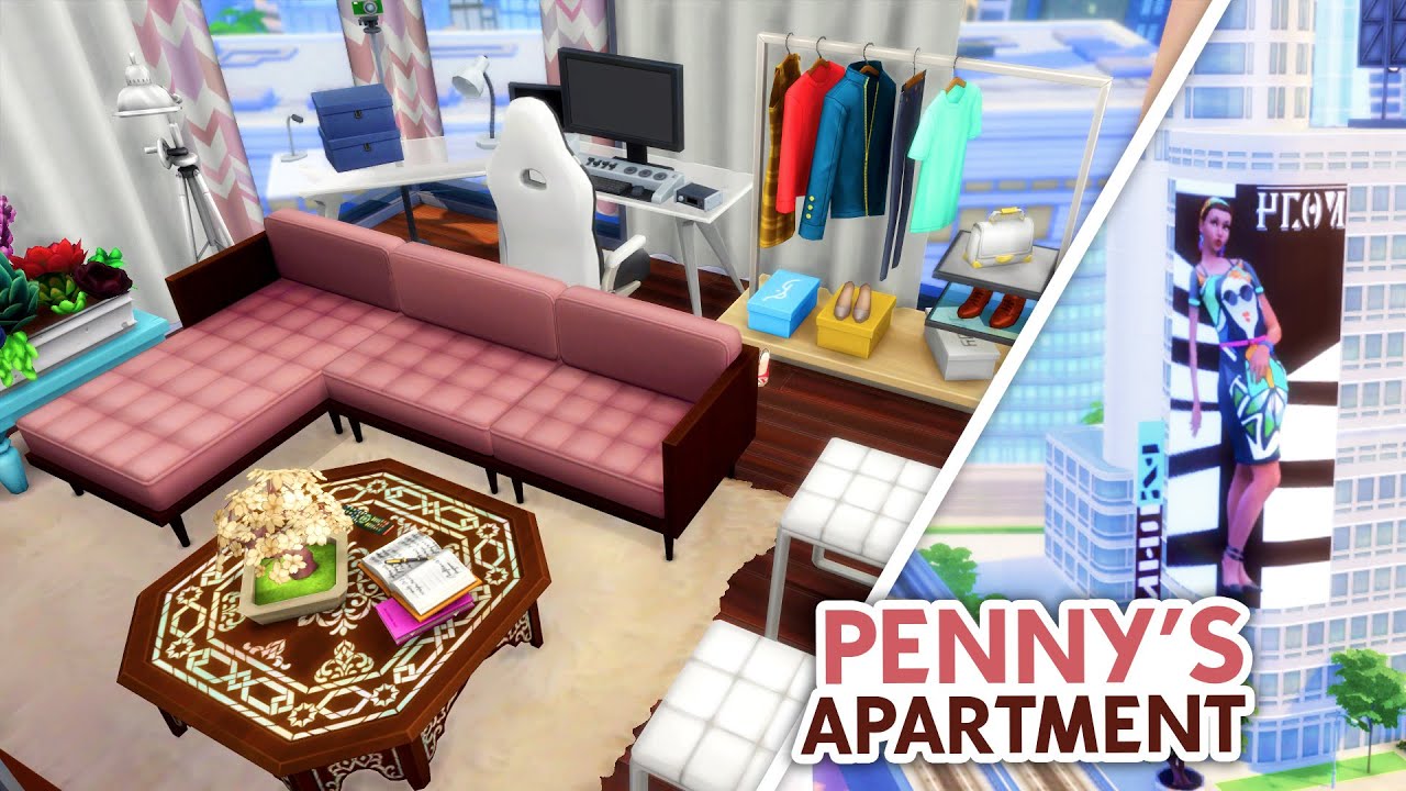 Apartment that Penny Pizzazz Deserves // Sims 4 Speed Build