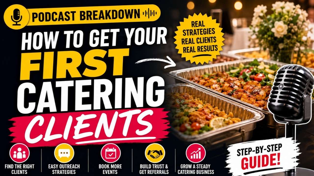 How to Get Your First Catering Business Clients PODCAST #98