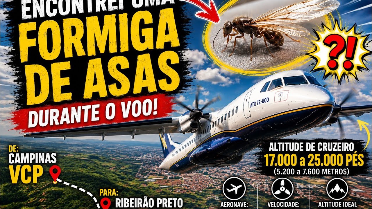 DE VIRACOPOS À RIBEIRÃO PRETO COM A FORMIGA DE ASAS A BORDO NO ATR 72-600 DA AZUL
