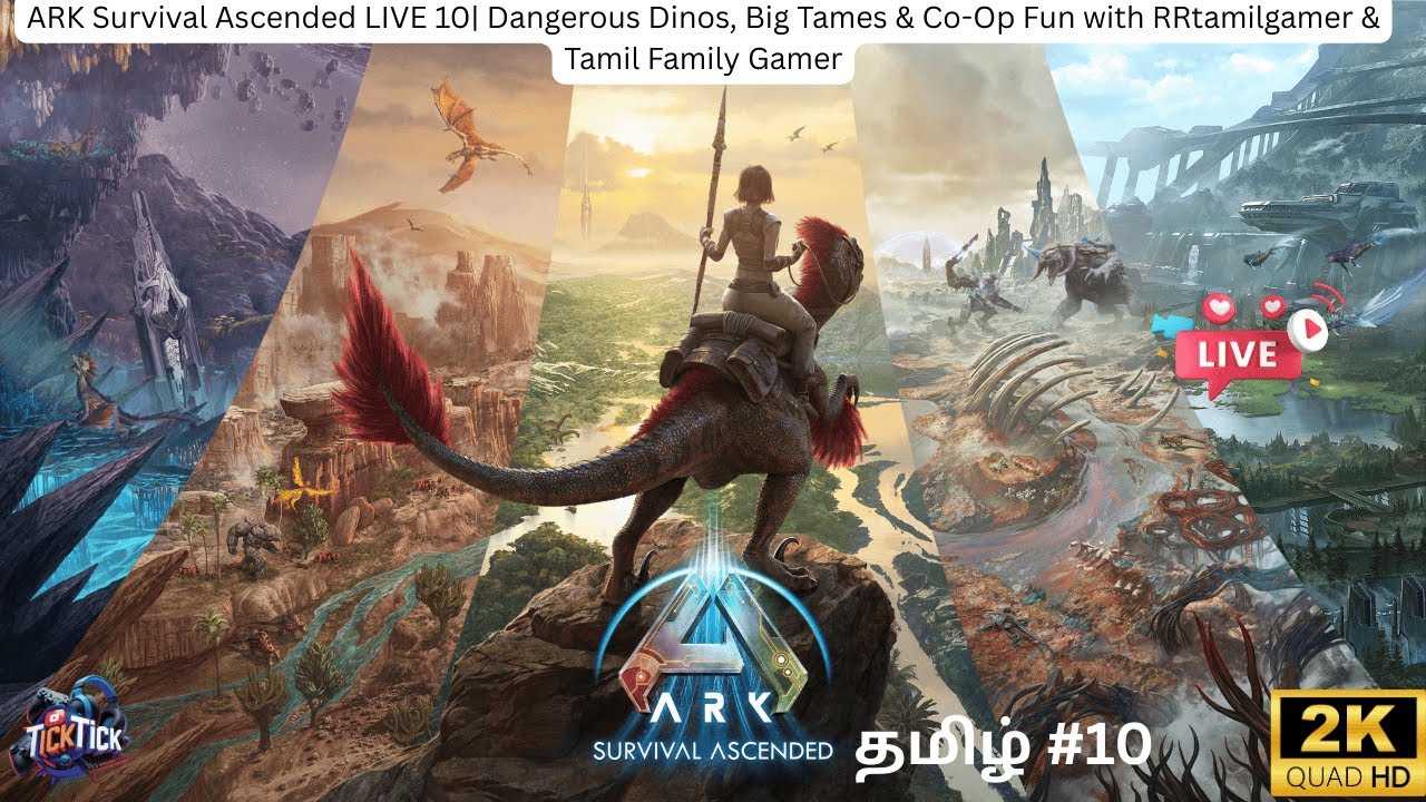 ARK Survival Ascended LIVE 10 | & Co-Op Fun with @rrtamilgamer@tamilfamilygaming