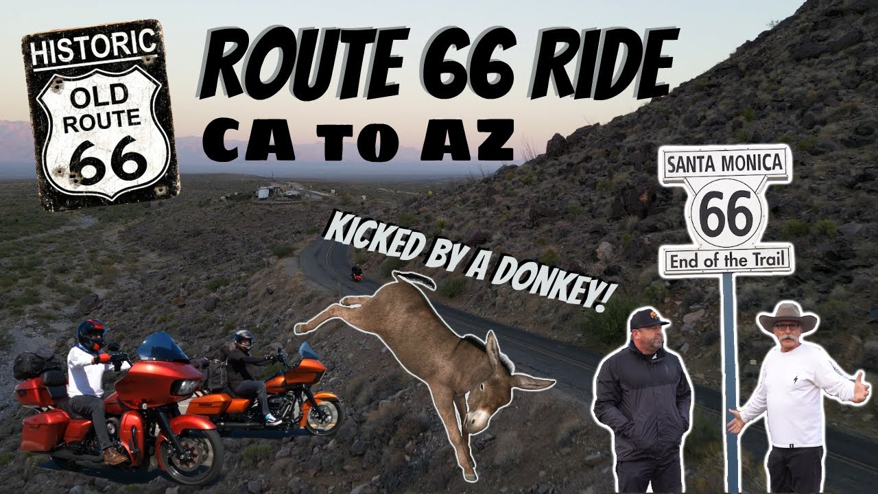 Route 66 - THE RIDE - Riding the Entire Route 66 | Pt. 1 California to Arizona | 2LaneLife