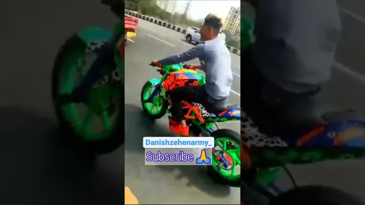 Danish zehen ninja bike riding full speed ktm duke 250 vlogs #YouTube #love #like #short #video