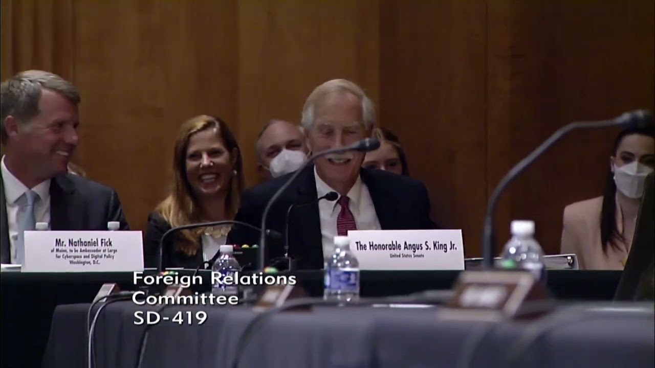 Senator King Introduces Mainer Nate Fick for Key Cyber Role