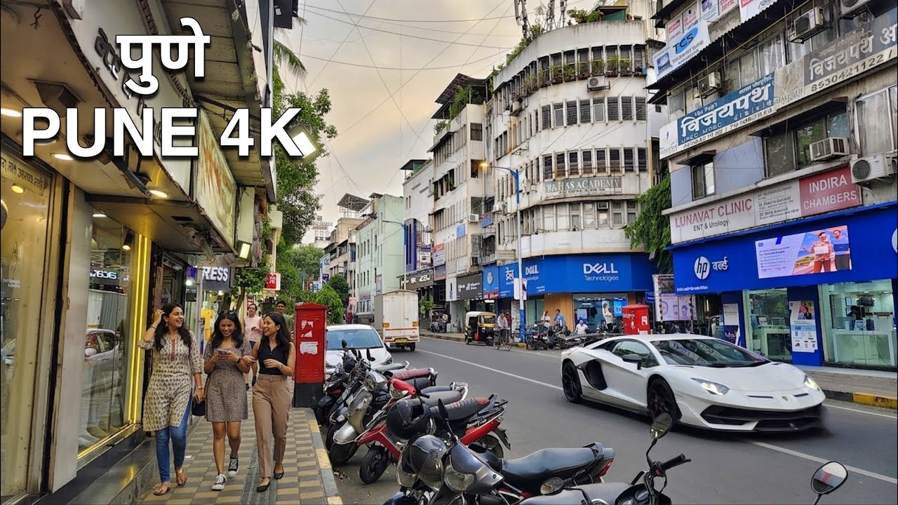 4K Walking Tour of Tilak Road | Pune&rsquo;s Modern & Culturally Rich Part | INDIA🇮🇳 Walking Tour 