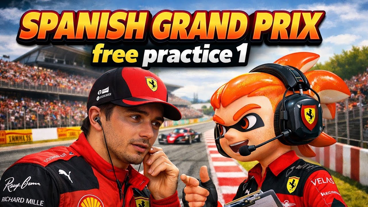 F1 25 Season Mode: Spanish Grand Prix FP1 – Hope Carlos Alcaraz Isn’t in the Paddock! 🇪🇸🏎️ #f125 