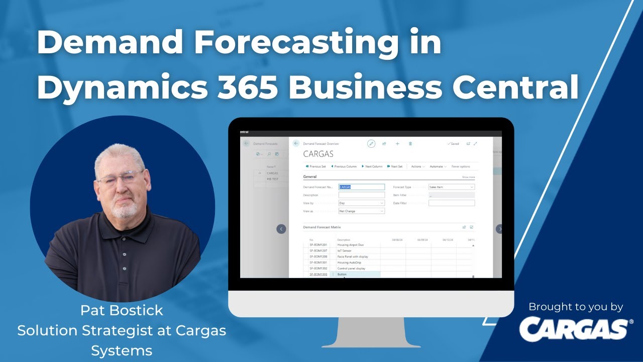 Demand Forecasting in Microsoft Dynamics 365 Business Central