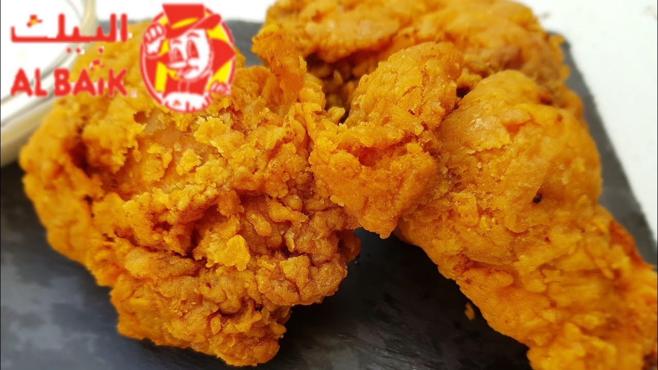 Original recipe of Al-Baik chicken with garlic dip || Yummy crispy fried chicken || البیک چکن