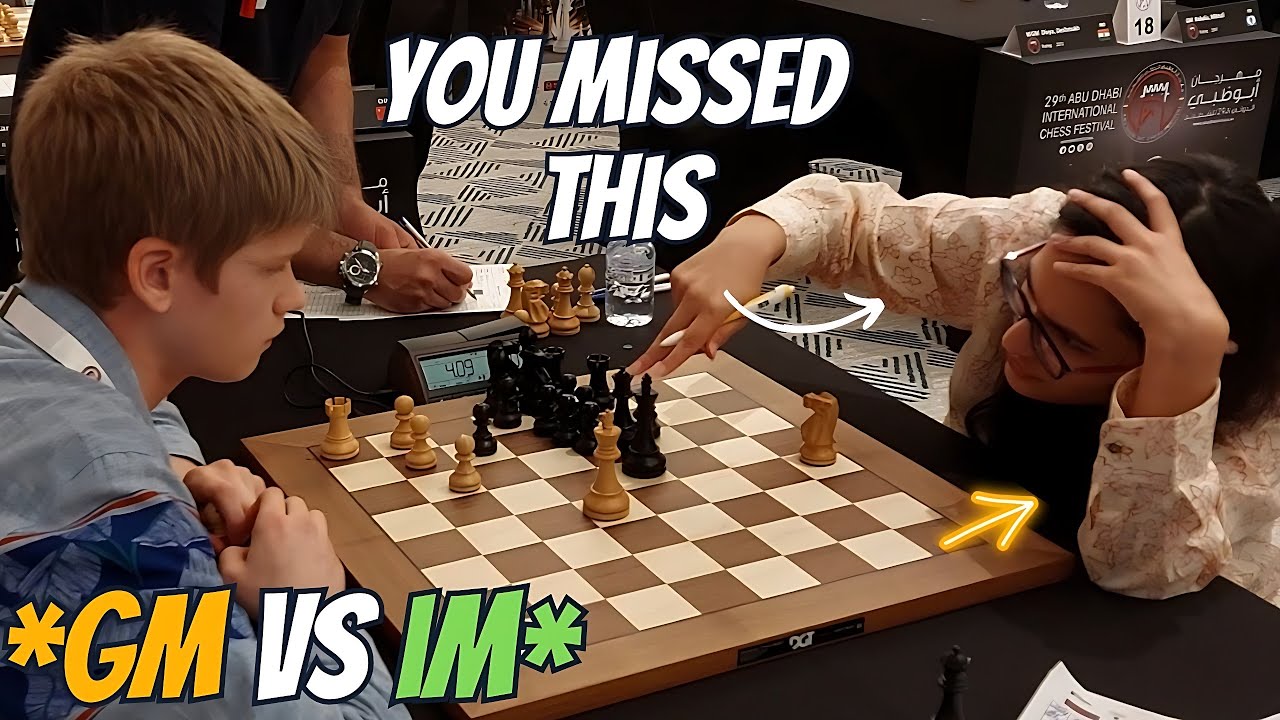 IM Vantika Agrawal's missed opportunity against GM Volodar Murzin | 29th Abu Dhabi Masters