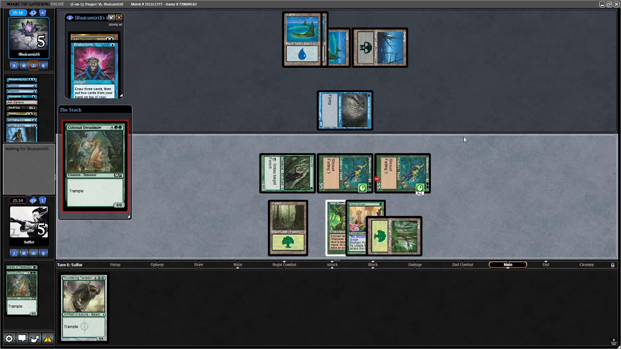 Pauper Drawbridge Jank Versus Dimir Tempo