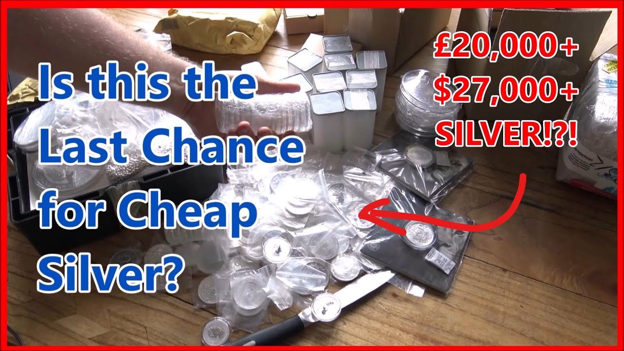 Is this the last chance to buy CHEAP Silver? | Unboxing a massive &pound;20,000 ($27,000) worth of SILVER!
