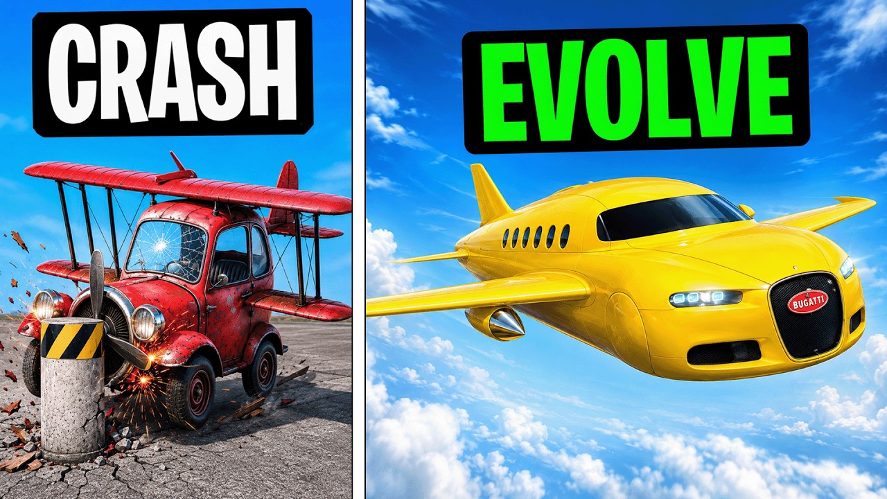 Every Time I Crash, My Flying Car EVOLVES in GTA!