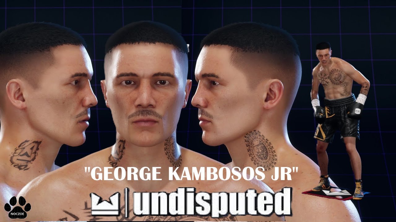 UNDISPUTED BOXING - GEORGE KAMBOSOS JR - FACE CREATION!!!!!