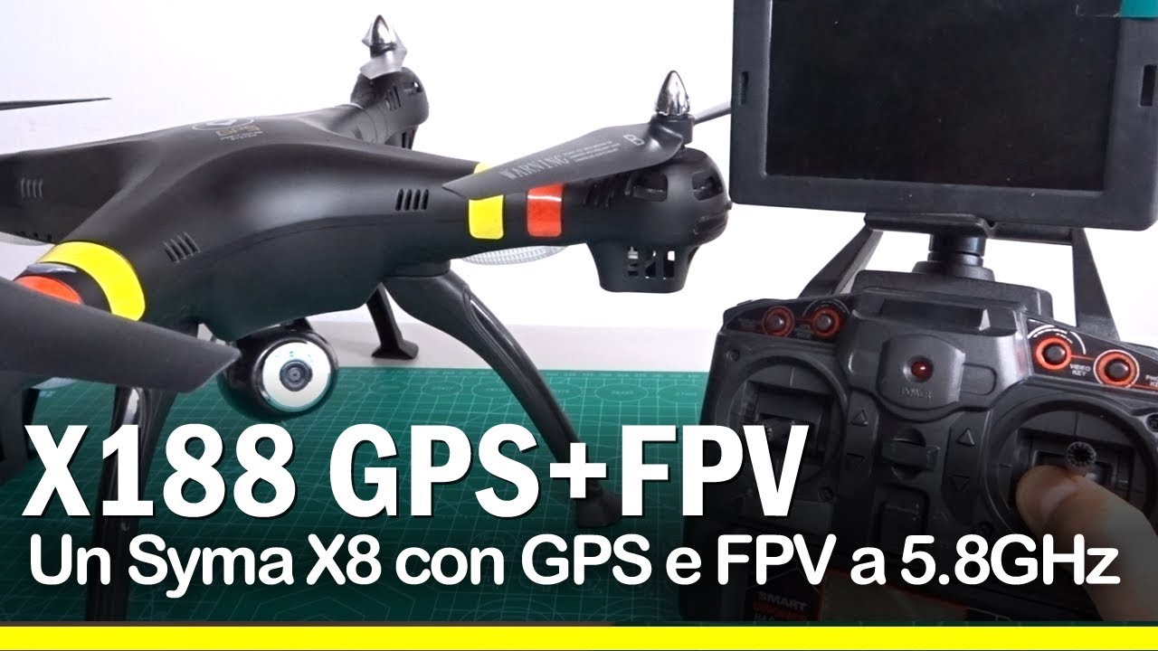 RC Global #Drone X188 - Un syma X8HG con GPS? - Part1 [Lightinthebox]