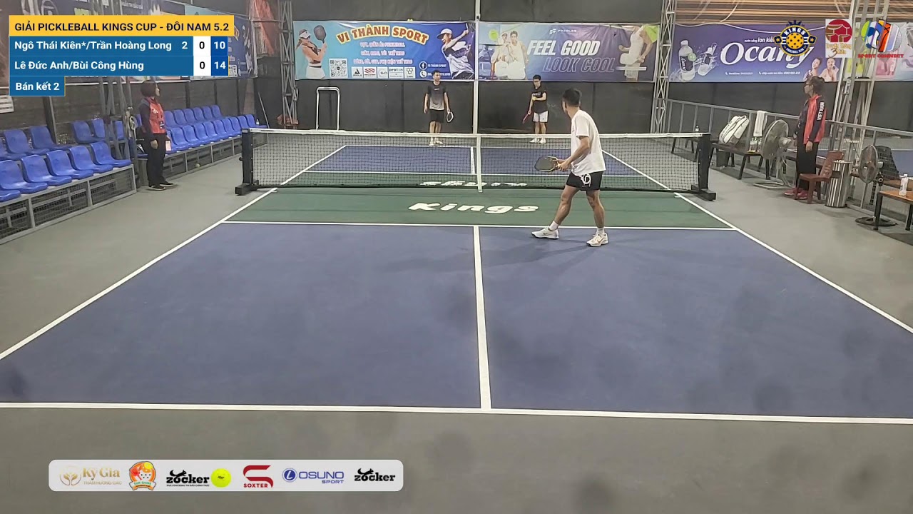 LIVE | GIẢI PICKLEBALL KINGS CUP - ĐÔI NAM 5.2 | V4-B2