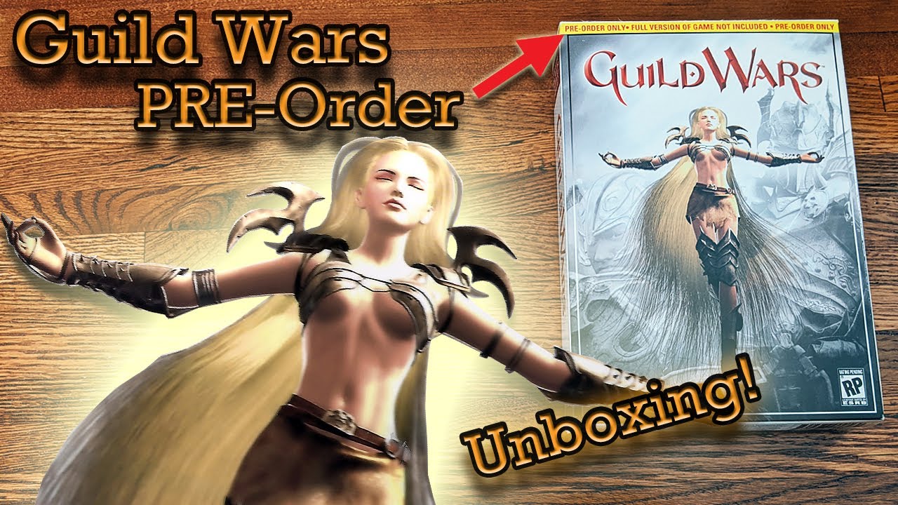 Unboxing the Guild Wars 1, Pre-Order Bonus Pack - Unboxing an original 15 year old MMORG Pre-Order
