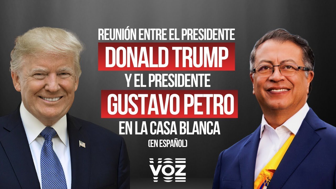 🔴 📺  EN VIVO: Reunión entre Donald Trump y Gustavo Petro (En español) 02-03-2026