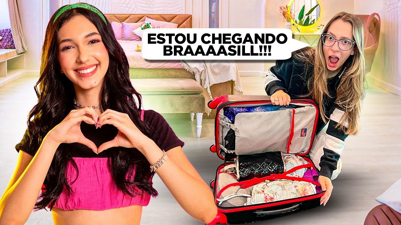 PREPARATIVOS PARA IR PRA FESTA DA LULUCA - ARRUMANDO A MALA