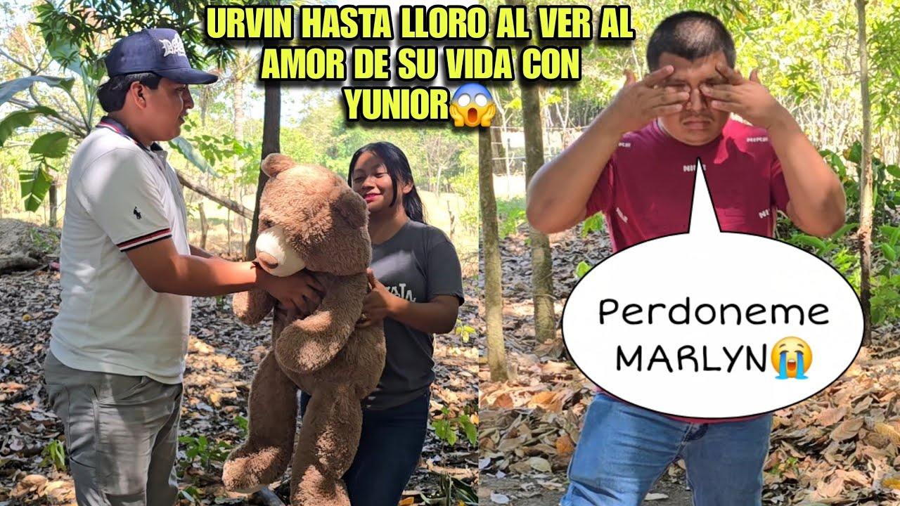Estoy Enamorado De MARLYN Decía YUNIOR Mientras Le Daba El Enorme Oso A MARLYN😱