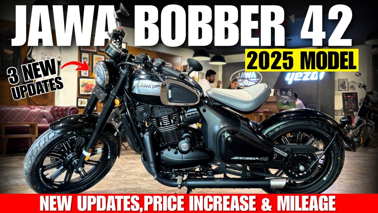 2025 New Jawa Bobber 42 OBD-2B Model Full Review🥳| New Updates,Price & Mileage