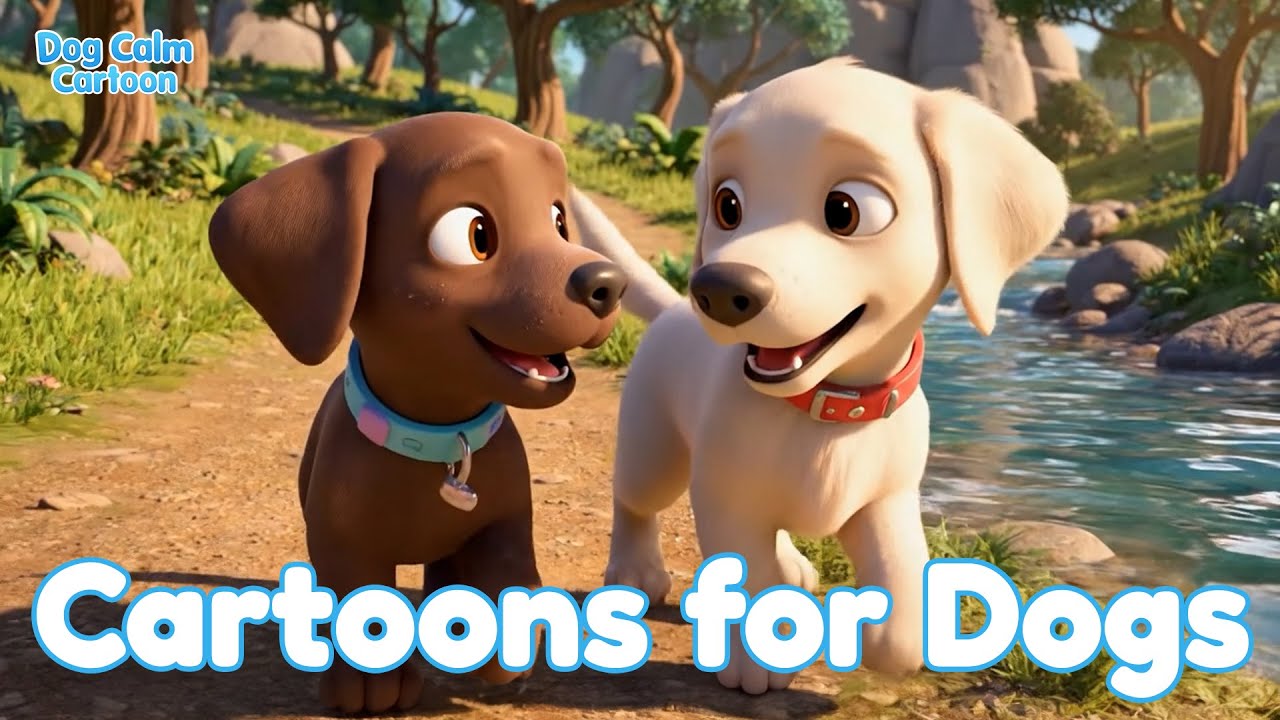 Cartoons for Dogs🐾 | TOP Entertaining Cartoon for Dogs Relaxation - Dog TV 🐶 Calming Music for Dogs