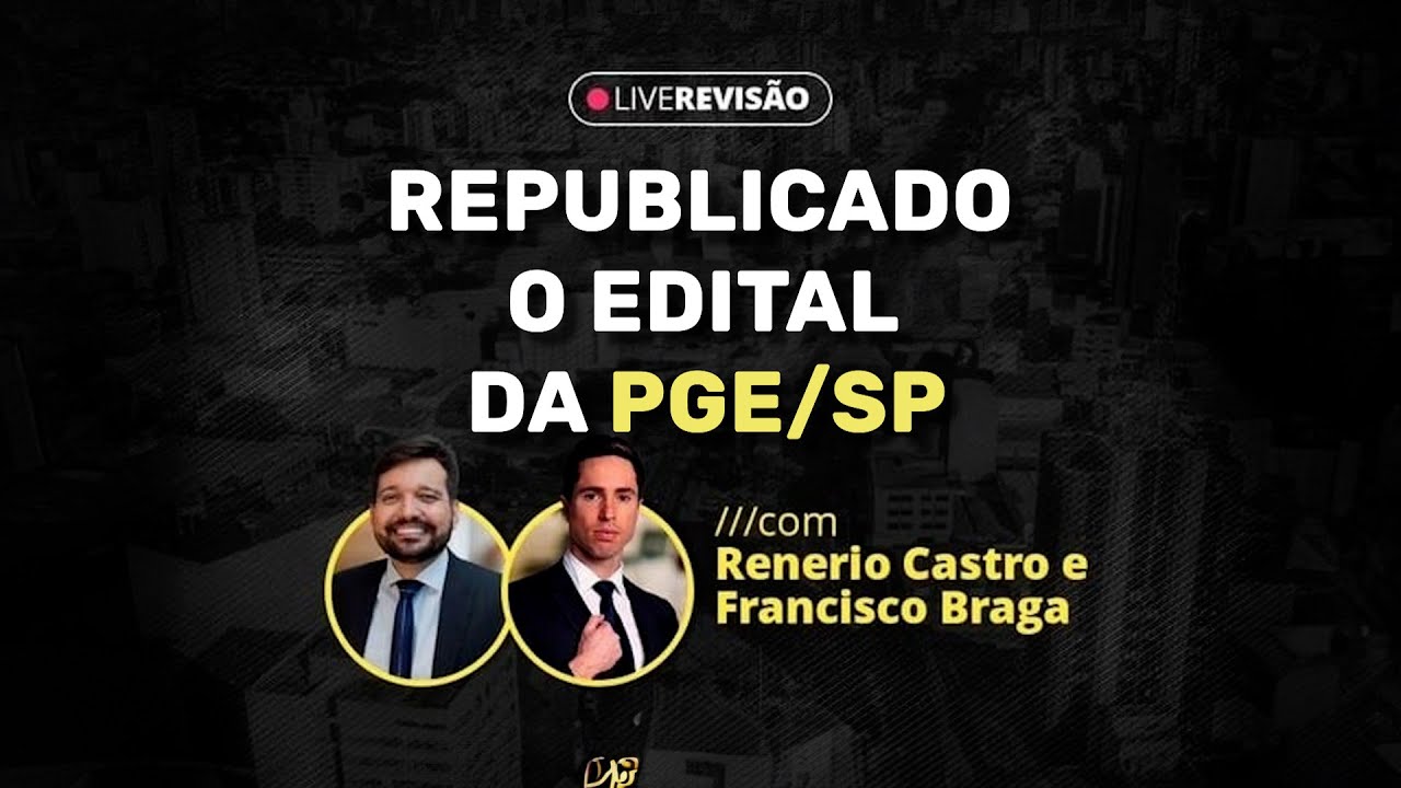 O que MUDOU no edital da PGE/SP 👀