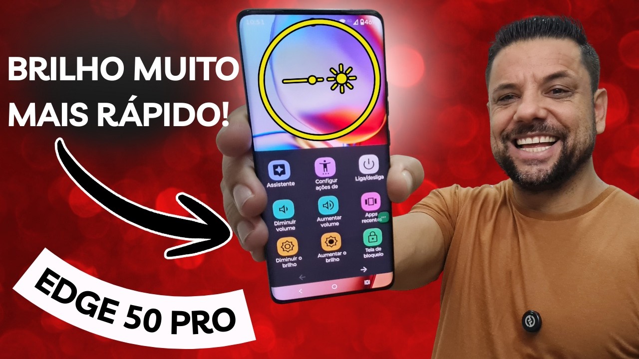 Conheça o Jeito MAIS FÁCIL de Ajustar o Brilho no seu MOTOROLA EDGE 50 PRO (Função Nativa)