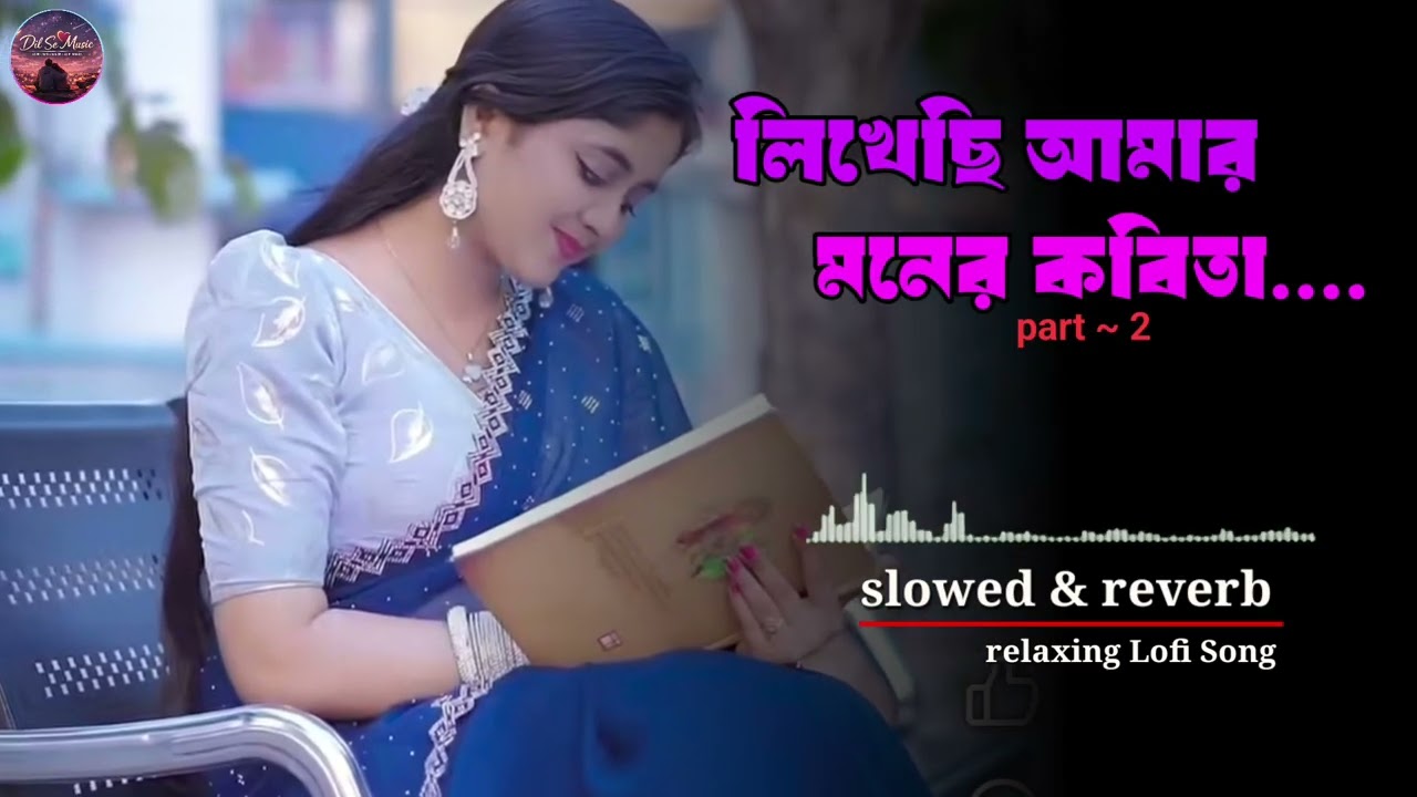 লিখেছি আমার মনের কবিতা ~ Part 2 bangla song || bangla lo-fi song || relaxing song ||#dilsemusic 