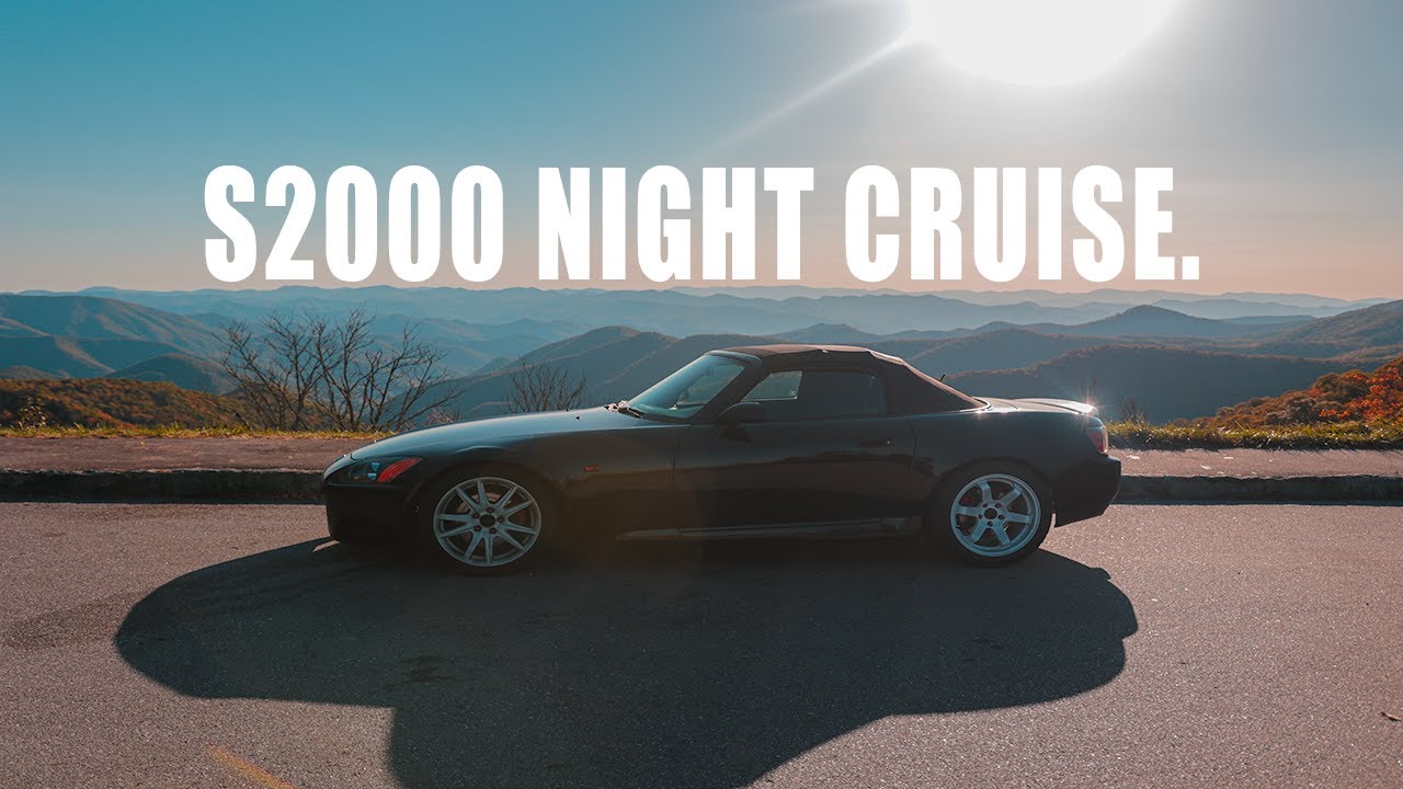 POV Night Cruise in the S2000! (Back-Country Roads-VTEC!)