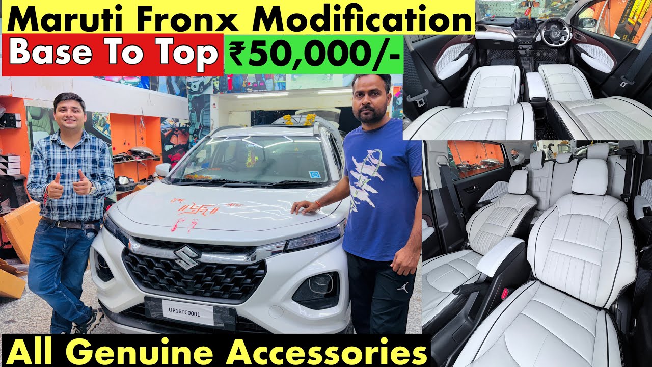 Maruti Fronx Sigma Modified in ₹30,000/- | Maruti Fronx Base Model Modification with Price