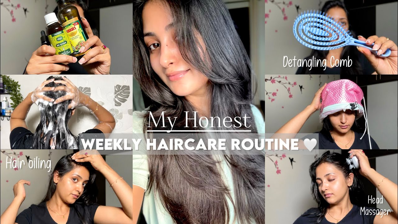 My *Honest* Weekly Haircare Routine | For Silky Smooth Hair 💕