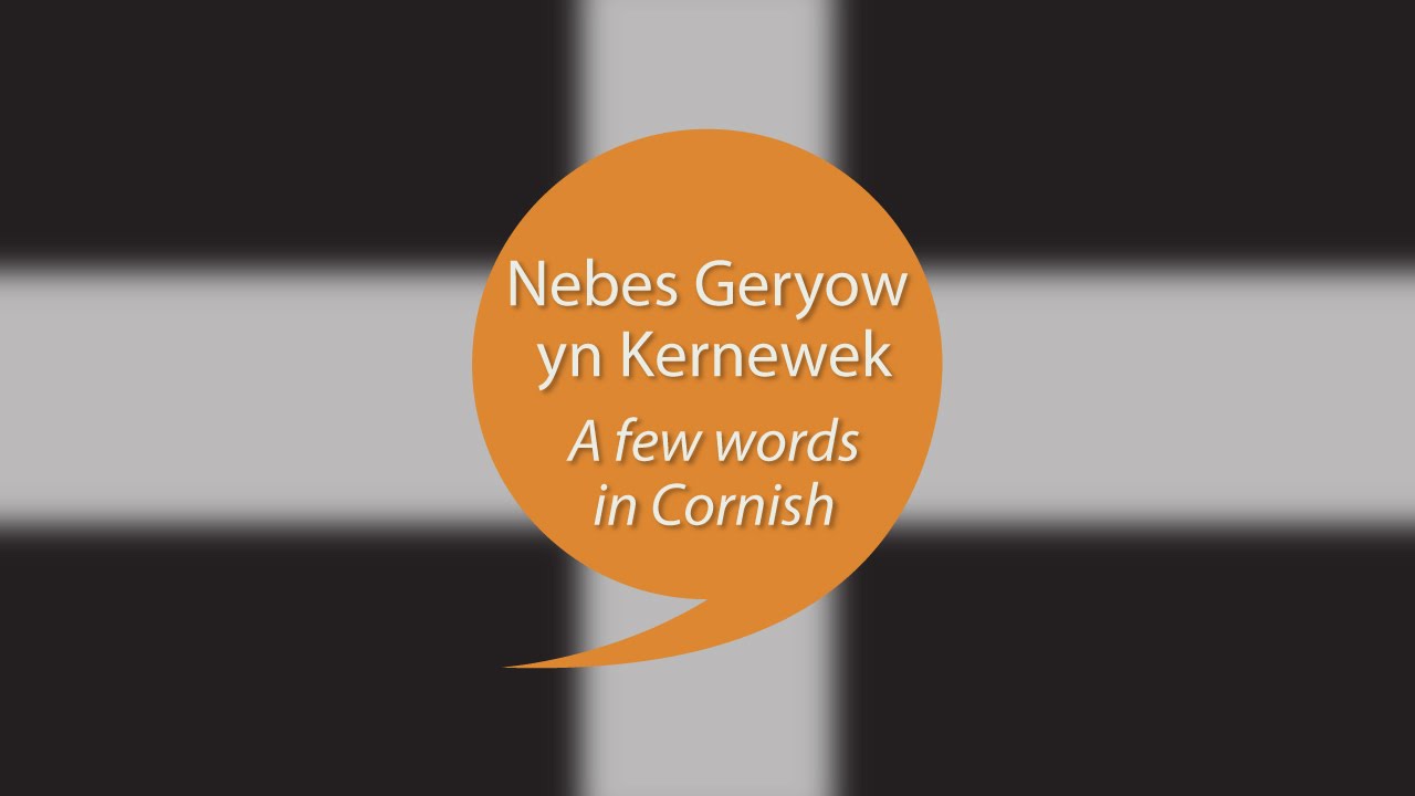 Nebes geryow yn Kernewek - A few words in Cornish