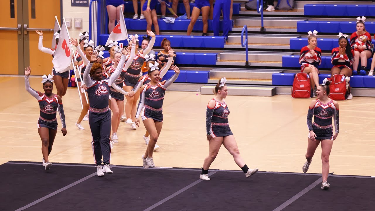 Maryland 4A Cheer East Regionals Winter 2023