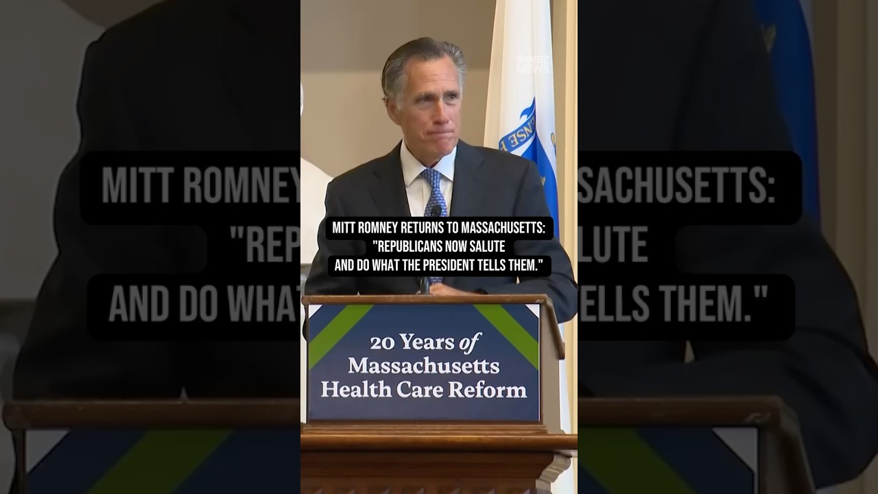 Mitt Romney returns to Massachusetts: 