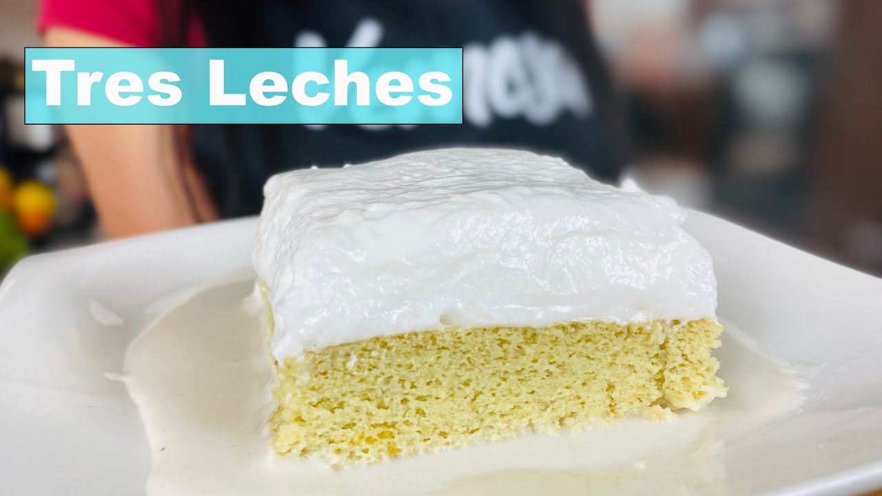 Torta Tres Leches Con Harina De Avena | Pastel Saludable | Healthy Tres Leches cake