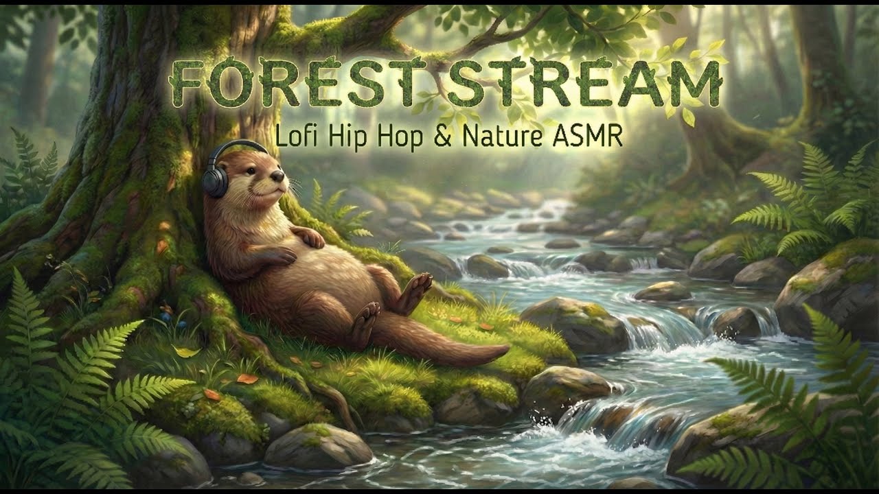 🌿Lofi Hip Hop: Refreshing Lofi Hip Hop by the Forest Stream (playlist)/1 hour