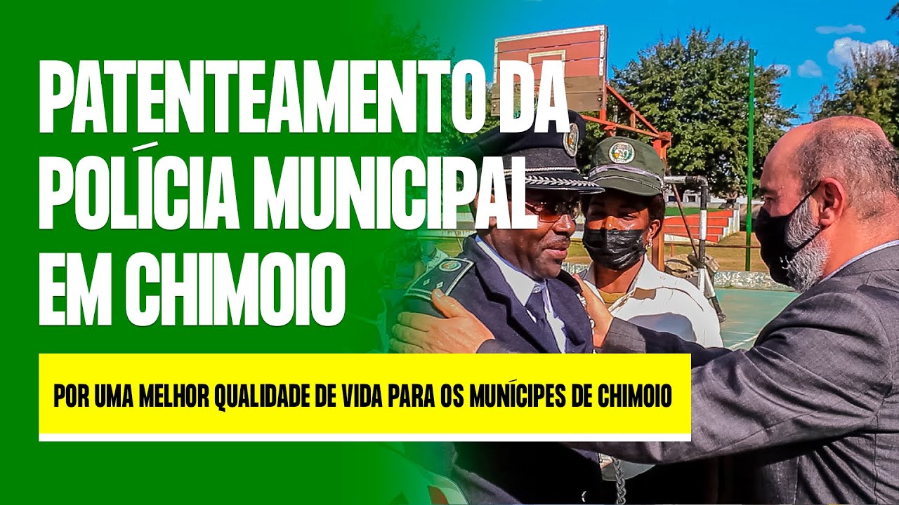 Patenteamento da Polícia Municipal em Chimoio