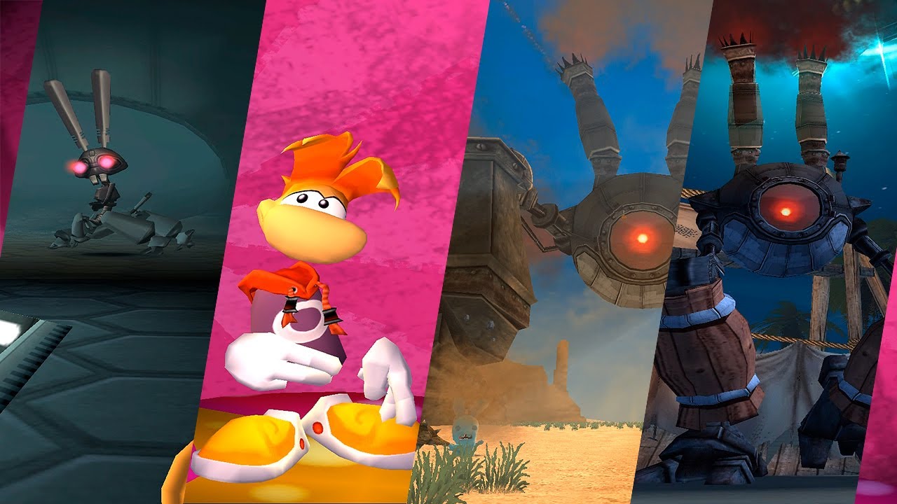Rayman Raving Rabbids All Bosses