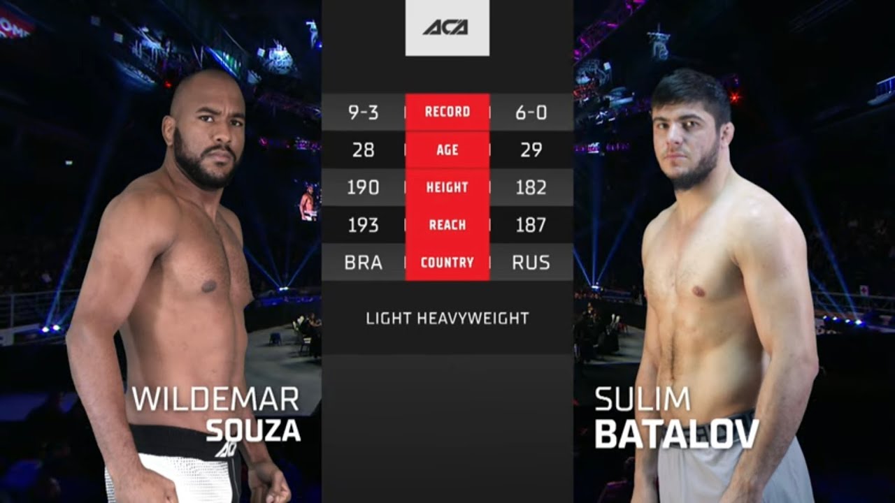 Вилдемар Соуза vs. Сулим Баталов | Wildemar Souza vs. Sulim Batalov | ACA 167