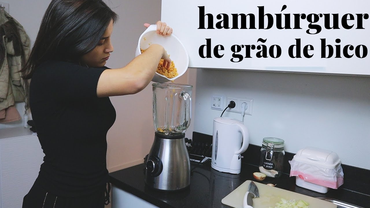 tentei fazer hambúrguer de grão de bico | COZINHA REAL | Vanessa Lino