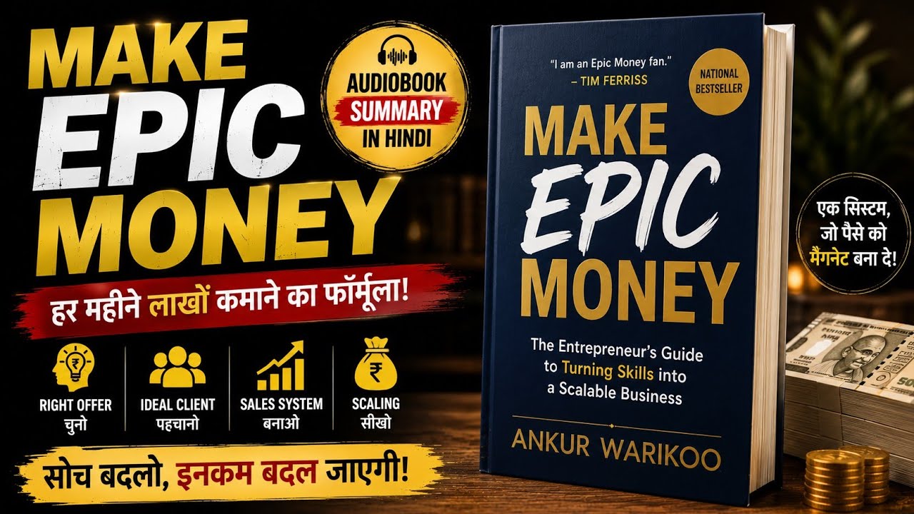 Make Epic Money Audiobook Summary Hindi | Paisa Kamane Ki Soch Badal Degi Ye Kahani