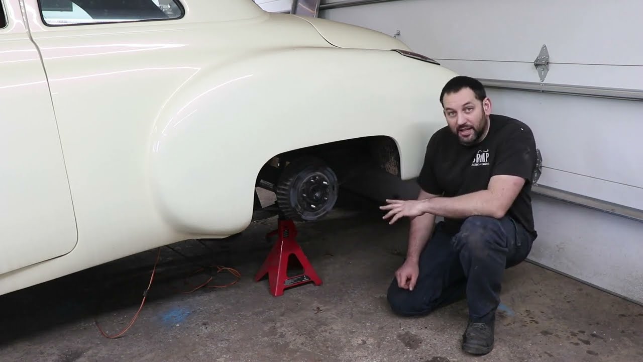 C4 Rear Suspension Swap - 1950 Chevy