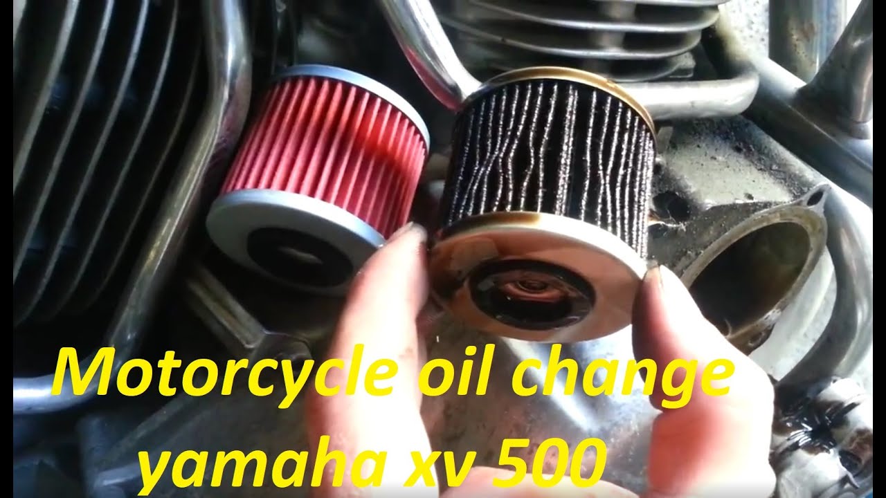 Yamaha xv Virago 535 - oil change part 2